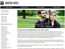 Tablet Screenshot of misterspex.it