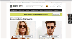 Desktop Screenshot of misterspex.es