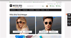 Desktop Screenshot of misterspex.se